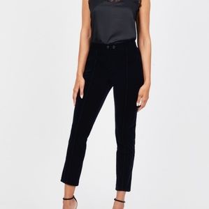 Noir Velvet black pants